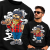 BLUZA ANIMOWANA PIZZA BEARD